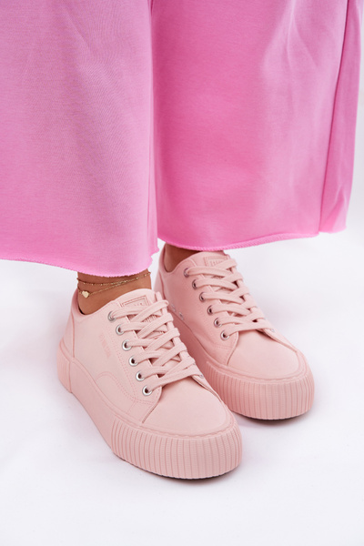 Dámské textilní tenisky Big Star RR274404 Růžové