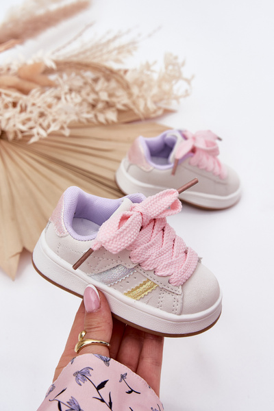 Sportovní boty dětské sneakers na suchý zip multikolor Celyna