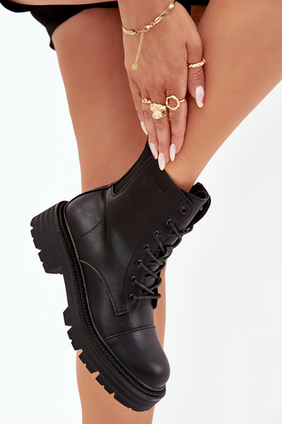 Zateplené dámské pracovní boty Big Star OO274140 černé