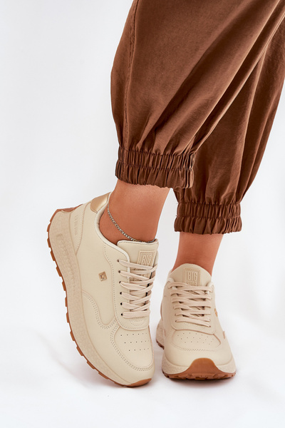 Lehké Sportovní Boty Dámské Big Star RR274630 HI-POLY SYSTEM Béžové