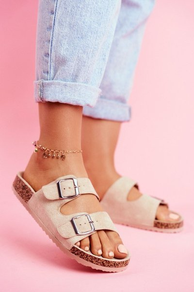 Dámské Nazouváky Béžové Si Senor