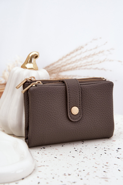 Dámská peněženka z ekologické kůže šedá Ilissea