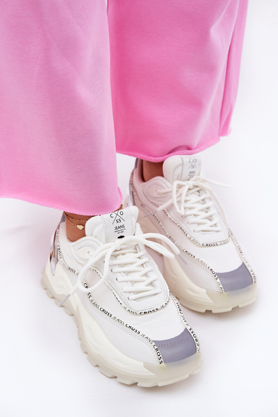 Dámské Sportovní Obuv Cross Jeans II2R4017C Bílé