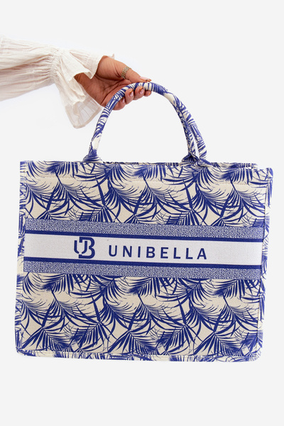 Vzorovaná Velká Kabelka Modrá Mooch