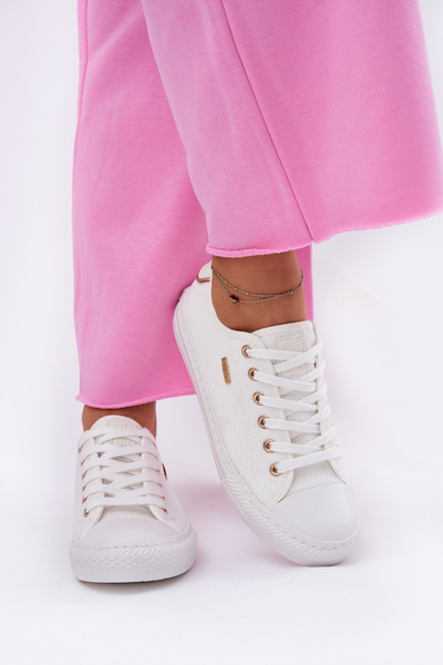 Dámské Textilní Tenisky Big Star RR274766 Bílé