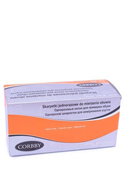 Jednorázové ponožky pro měření obuvi Corbby