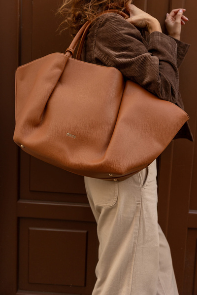 Velká dámská taška Shopper Big Star SS574006 Camel