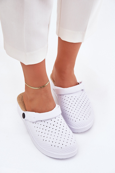 Pěnové Klapky Chodaky Dámské Bílé Faylina