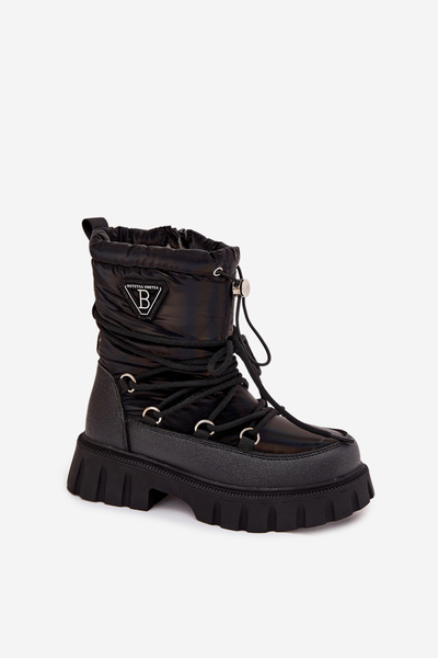 Dětské černé sněhule Adelisse