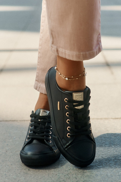 Dámské Tenisky Z Eko Kůže Big Star RR274749 Černé