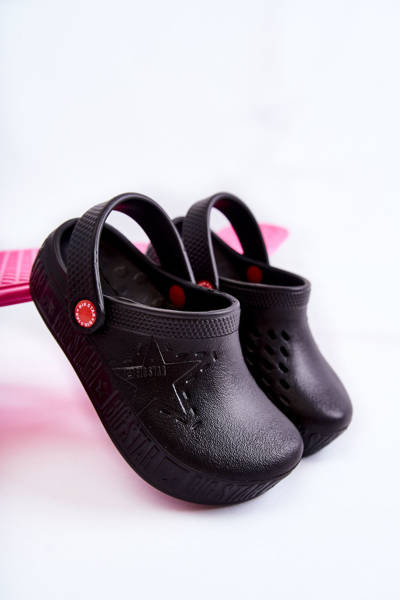 Dětské lehké pantofle Kroks Big Star II375001 Černá