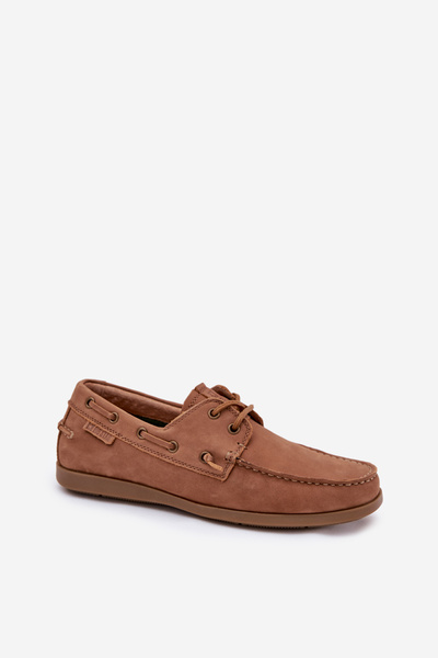 Pánské Kožené Mokasíny Big Star RR174162 Camel