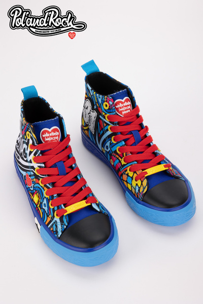 Tenisky Pol'and'Rock Festival X Big Star SS174500 Modré