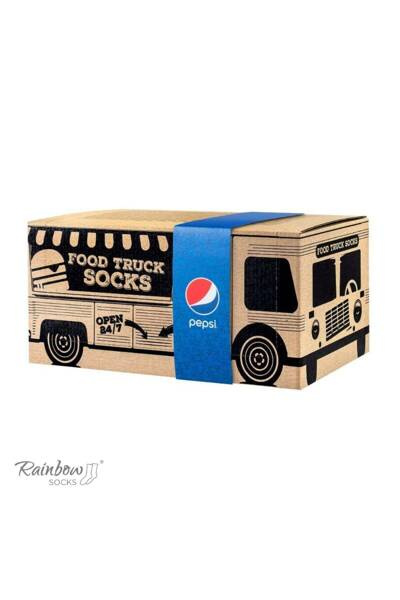 Pepsi x Rainbow ponožky Food Truck Ponožky sada 3 párů