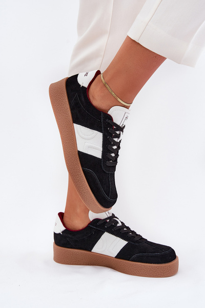 Semišové Dámské Tenisky Daniel Lopez Just Dare SS2D4021 Černé