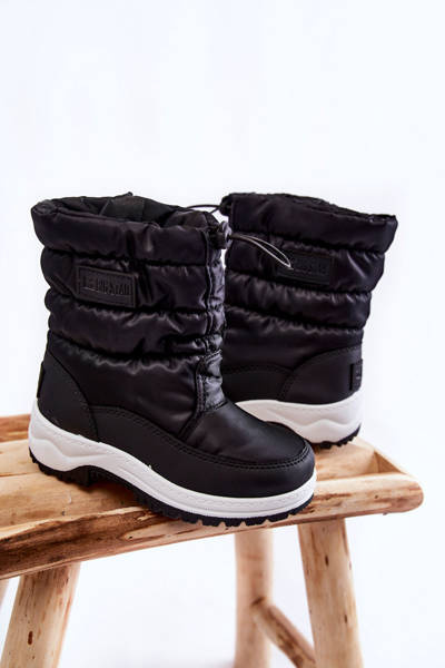 Dětské Sněhule On Slider Big Star KK374235 Černe