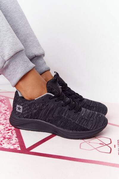 Dámské Tenisky Comfort Foam Černé Long Distance