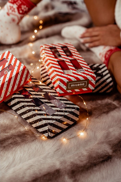 Vánoční sada ponožek 3 páry pánské v krabici