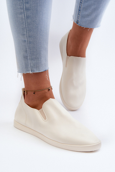 Dámské tenisky Trampky Slip-On Beige Lovinia