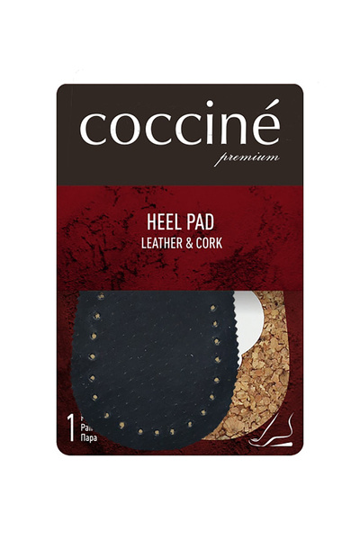 Coccine Heel Pad Corck And Leather Black