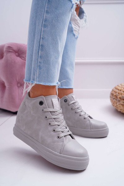 Dámská Obuv Sneakers Big Star Šedé EE274122