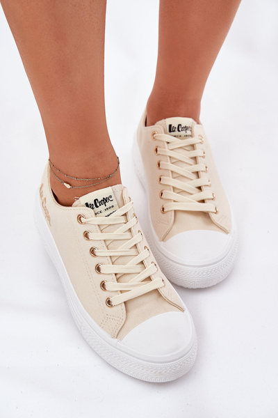 Dámské Tenisky Na Platformě Béžové Lee Cooper LCW-24-44-2464L