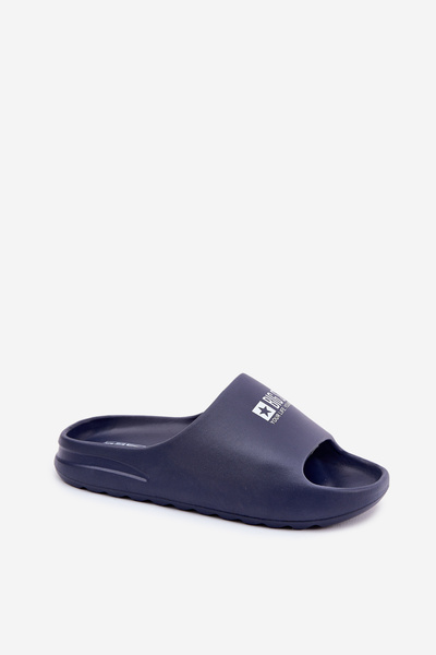 Pánské Pěnové Pantofle S Logem Big Star RR174A014 Tmavě Modré
