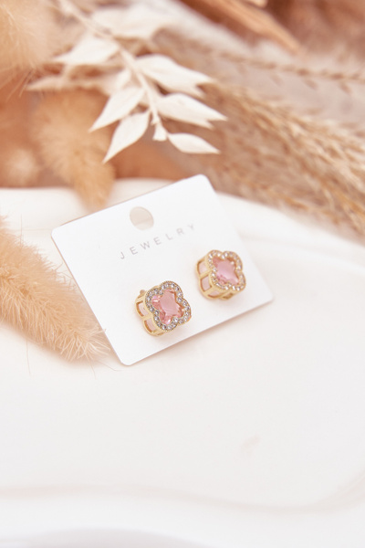 Náušnice s čirurami zlatooranžové