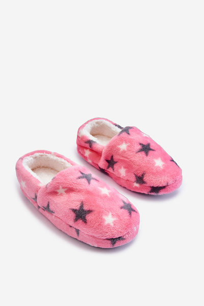 Dětské zateplené nazouváky v barvě Stars Růžový Meyra 