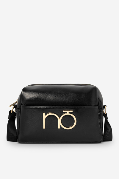 Kožená kabelka přes rameno NOBO NBAG-R3020-C020 Černá