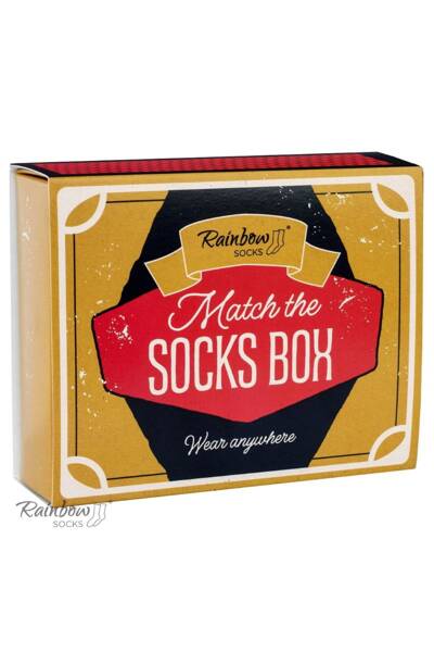 Ponožky MATCH BOX Zápalky Rainbow Socks