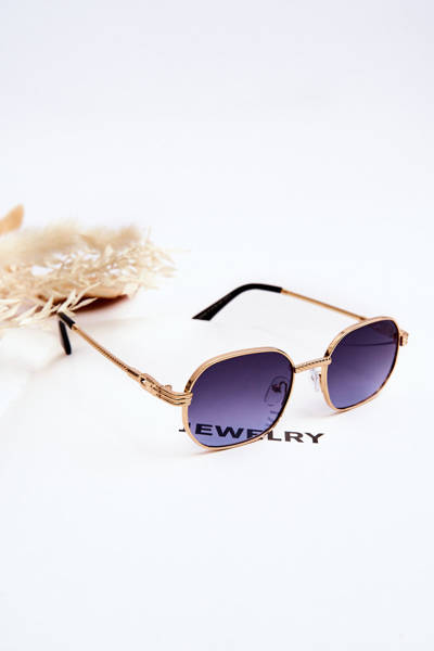 Trendy sluneční brýle Ful Vue V160049 Zlato-fialovo-modrá