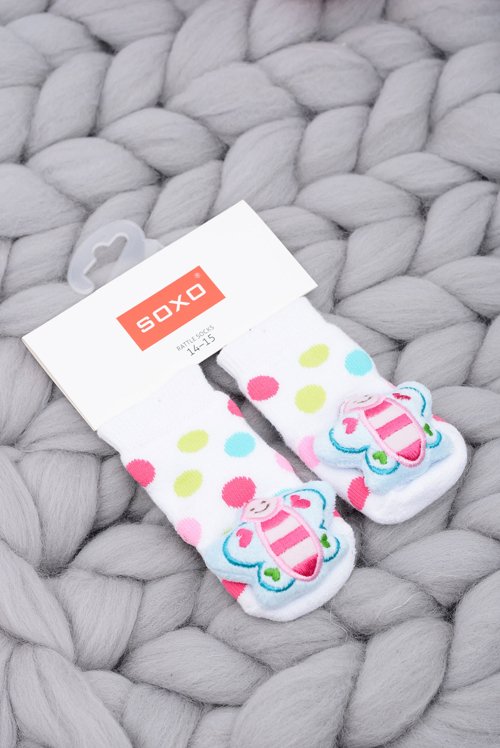 Baby Socks with Rattle Soxo Butterfly