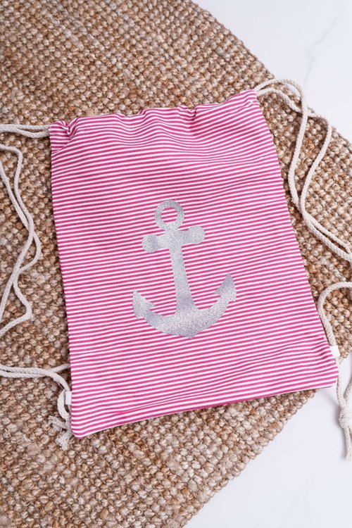Dámská kabelka Námořník růžové Plážová taška