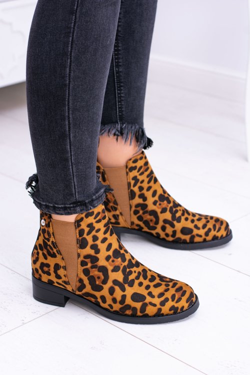 Dámské boty leopard vzor Perka Midas