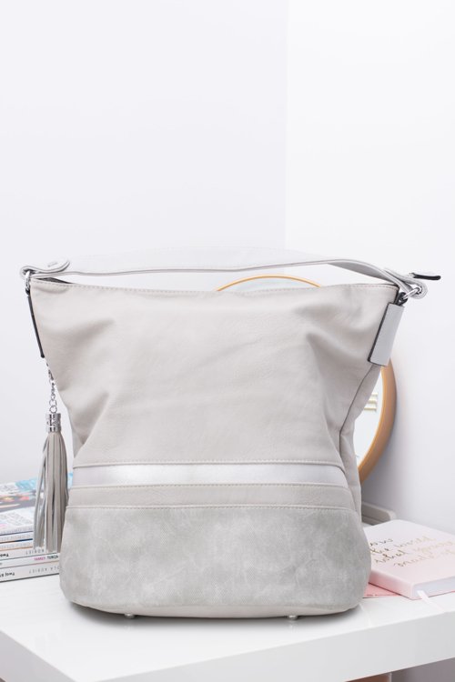 Gray Large Bag Women's Shopper Bag