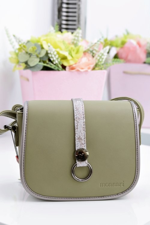 Monnari Olive Small Shoulder Bag With Flap