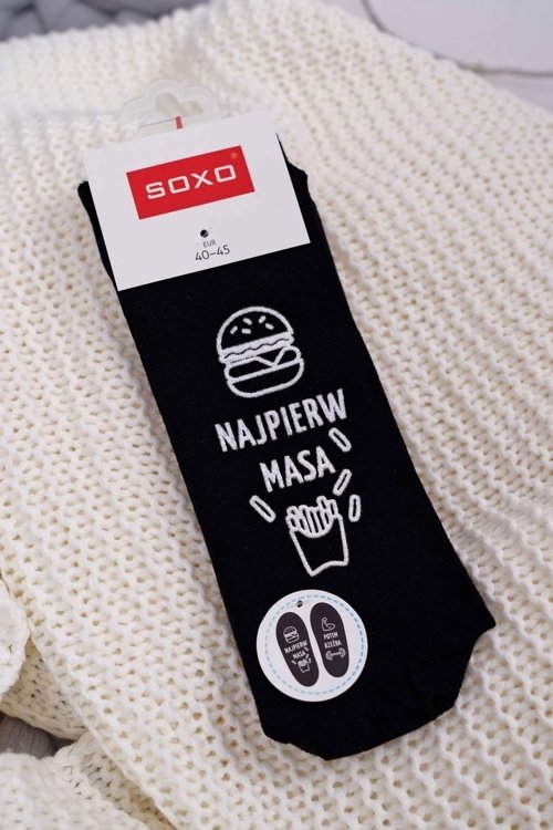 Pánské Ponožky SOXO s nápisem