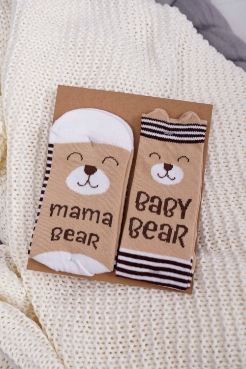 Sada Dámských a Dětských Ponožek Soxo Mama Baby Bear