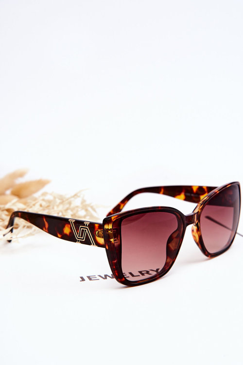 Sluneční brýle s UV400 Prius V202 Dekorace leopard