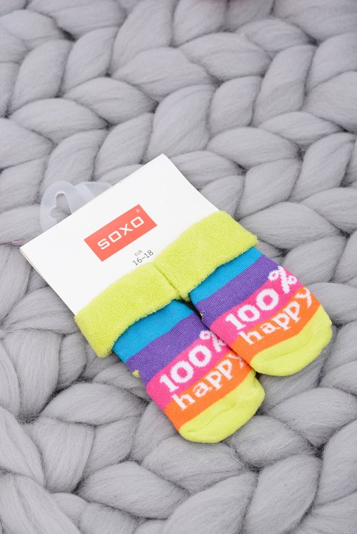 Soxo Baby Socks Multicolor 100% Happy