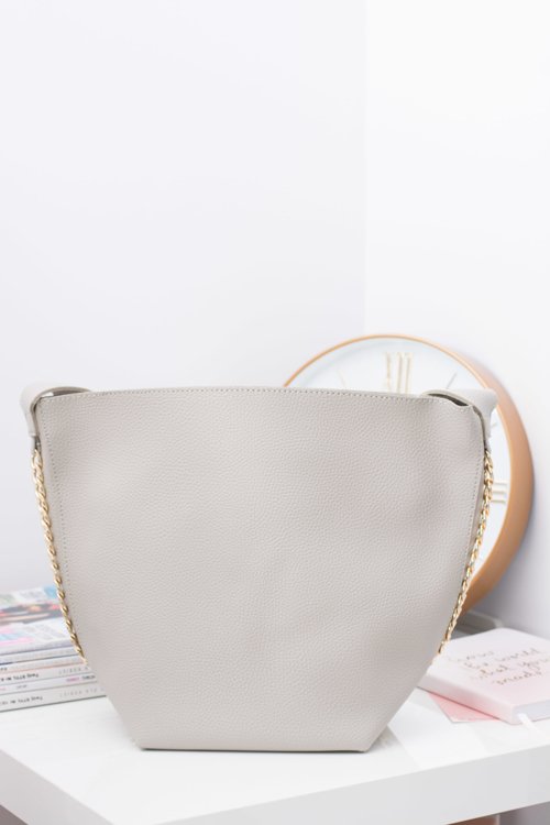 Women's Handbag A4 Shopper Bag Grey
