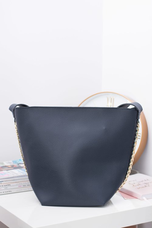 Women's Handbag A4 Shopper Bag Navy