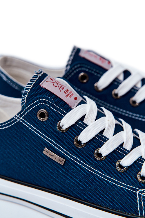 Pánské klasické tenisky Cross Jeans JJ1R4004C Námořnická modrá