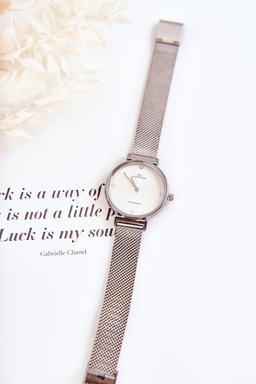 Dámské vodotěsné hodinky Giorgio & Dario se náramkem stříbrny