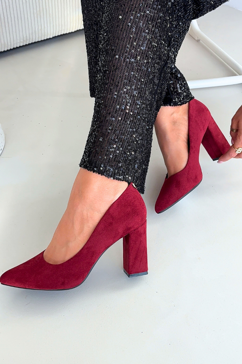 Semišové lodičky na podpätku Sergio Leone PB216 Brodowe