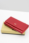 Veľká dámska červená peňaženka