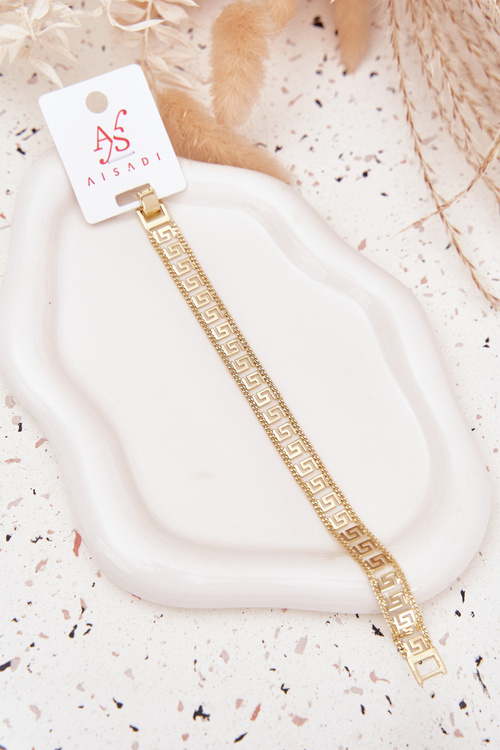 Dámský náramek ze chirurgické oceli zlatý