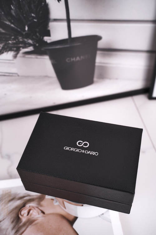 Sada Hodinky Náramek Náhrdelník Giorgio&Dario Zlatá Coin