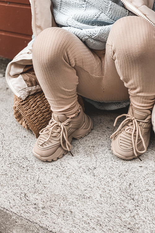 Detské tenisky béžové šialenstvo